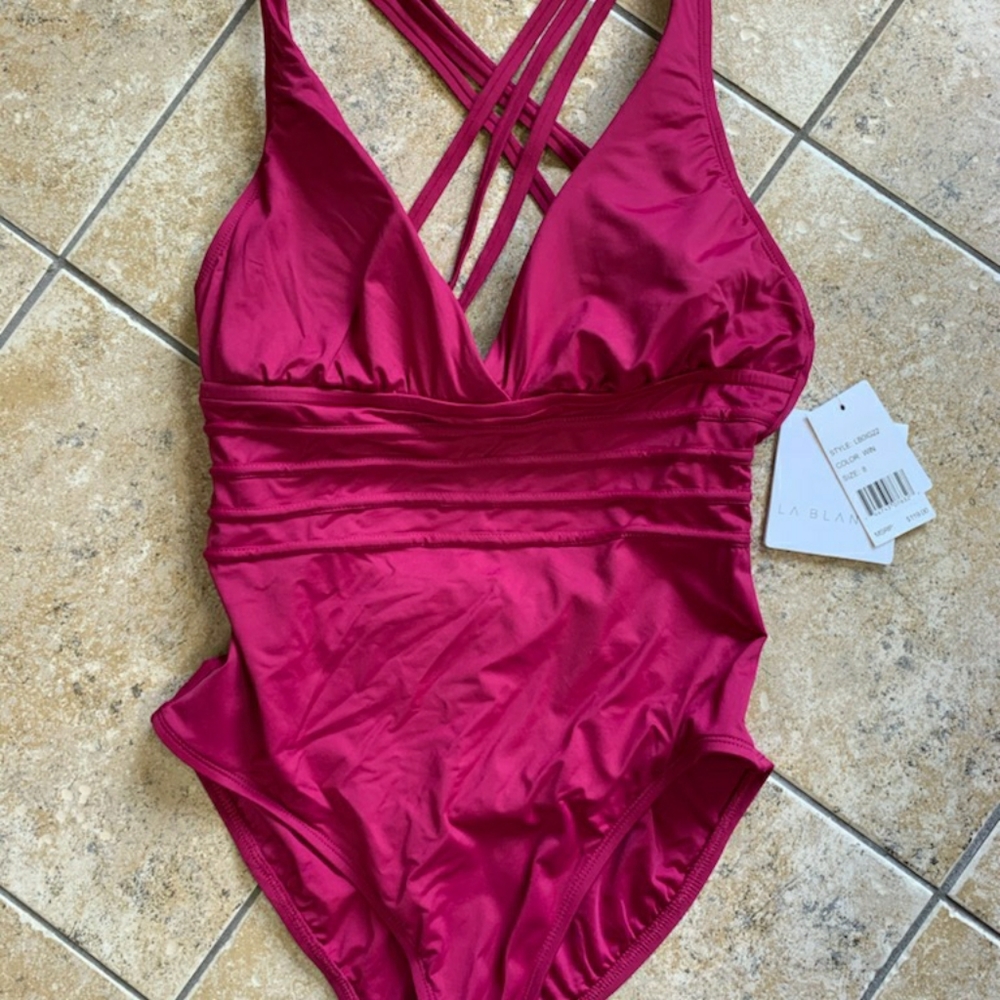 La Blanca one piece, low back